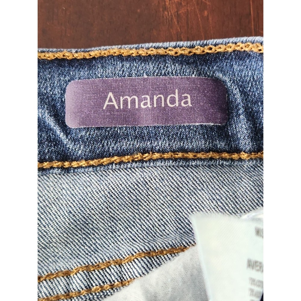 Gloria Vanderbilt Amanda Medium Wash Women’s Slim High Rise Jeans Size 10 - Picture 6 of 9